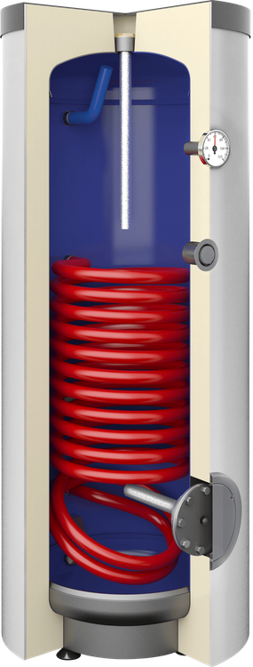 Wymienniki c.w.u. z jedną lub dwoma wężownicami
